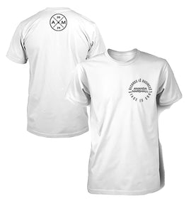 CREST LOGO WHITE TEE